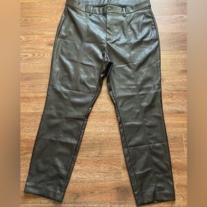 🆕 GAP Brown Faux Leather Pants